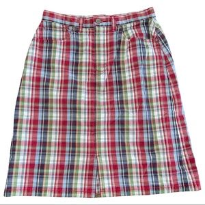 Vintage Eddie Bauer Plaid Skirt // 90’s Fashion // Clueless